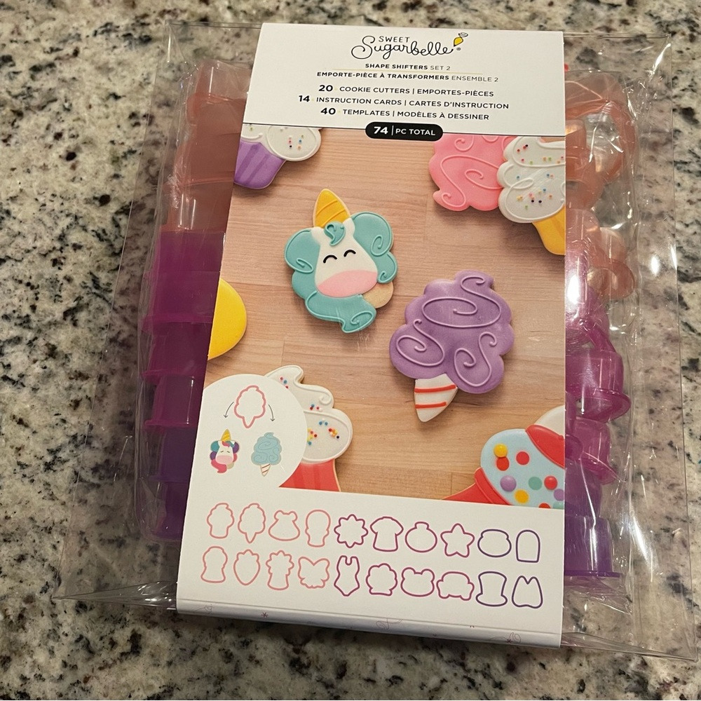 Sweet Sugarbelle shape shifters/Cookie Cutter Set - Purple/orange